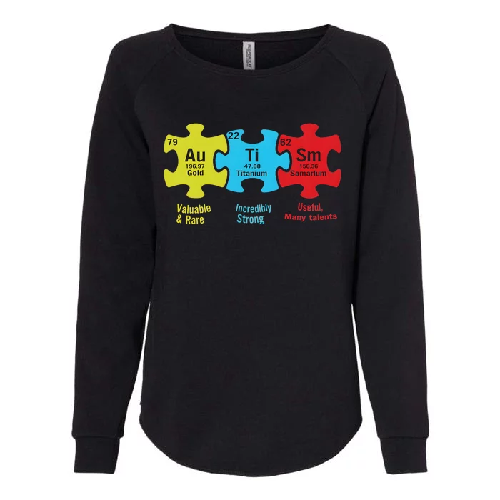 Autism Puzzle Piece Autism Awareness Month Womens California Wash Sweatshirt