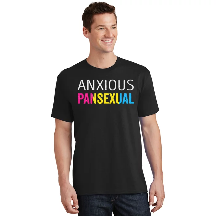 Anxious Pansexual Pride T-Shirt