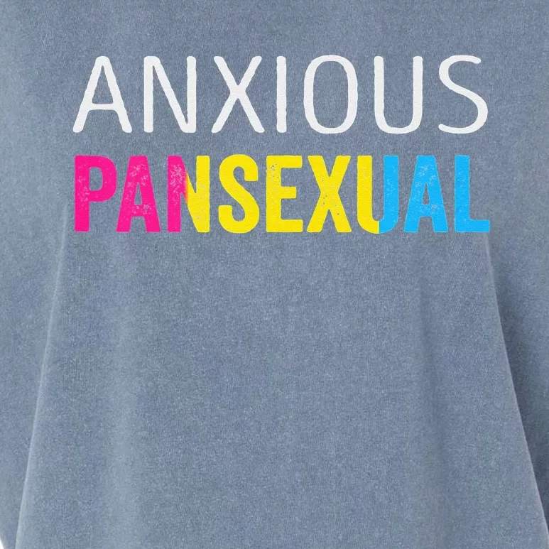 Anxious Pansexual Pride Garment-Dyed Women's Muscle Tee