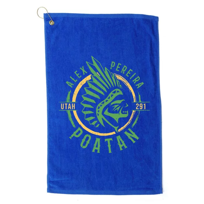 A.L.E.X P.E.R.E.I.R.A Poatan Utah 291 Platinum Collection Golf Towel