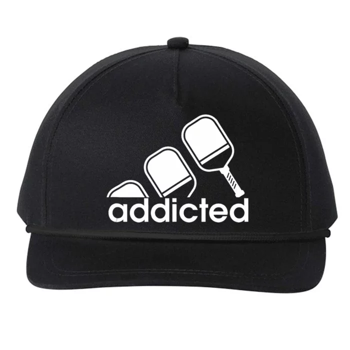 Addicted Pickleball Player Snapback Five-Panel Rope Hat