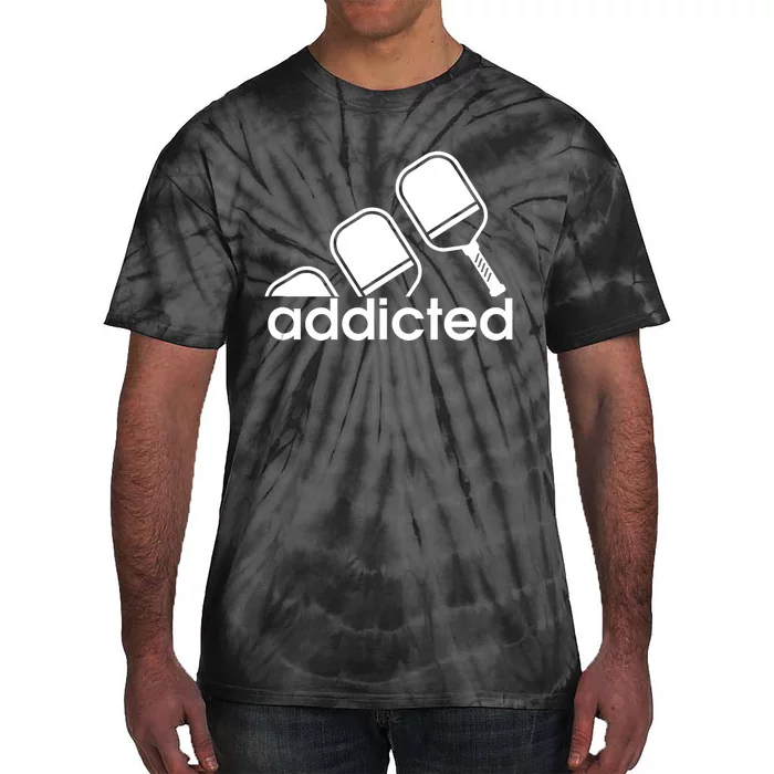 Addicted Pickleball Player Tie-Dye T-Shirt