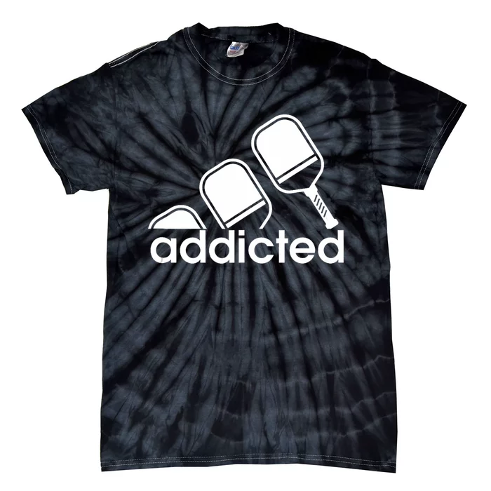 Addicted Pickleball Player Tie-Dye T-Shirt