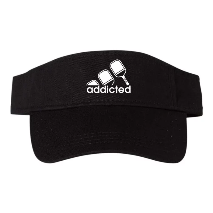 Addicted Pickleball Player Valucap Bio-Washed Visor