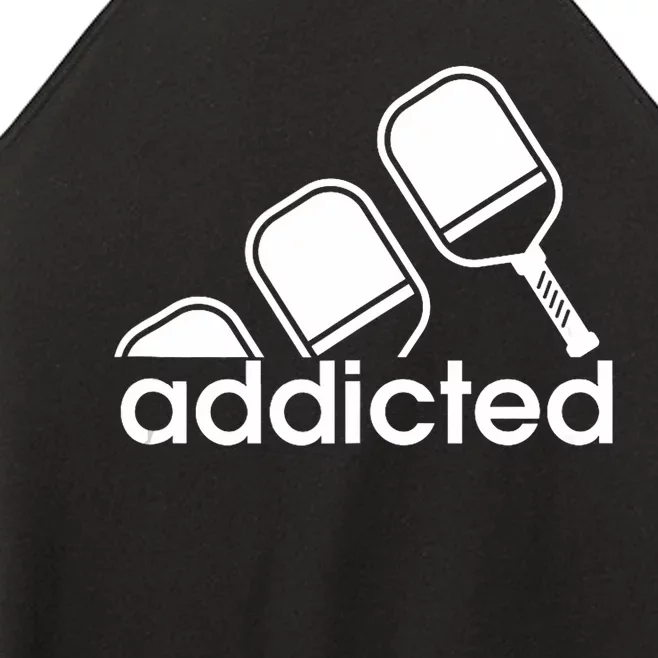 Addicted Pickleball Player Women’s Perfect Tri Rocker Tank