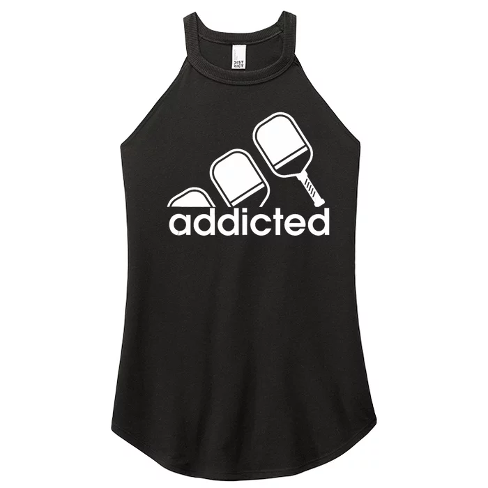 Addicted Pickleball Player Women’s Perfect Tri Rocker Tank