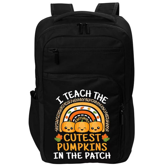 Adorable Pumpkin Patch Teacher Halloween Costume Impact Tech Backpack