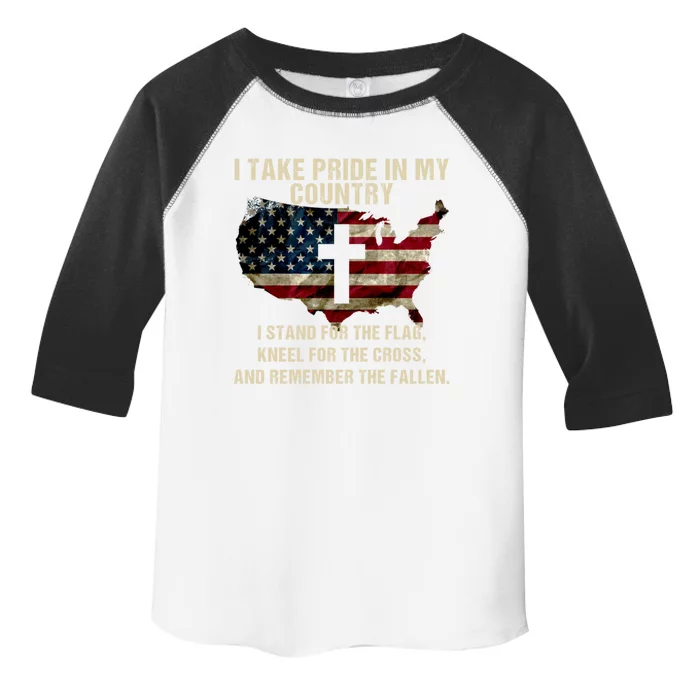 American Pride: Patriotic American Flag Cool Gift Cool Gift Toddler Fine Jersey T-Shirt