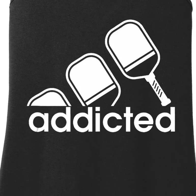 Addicted Pickleball Player Ladies Essential Tank