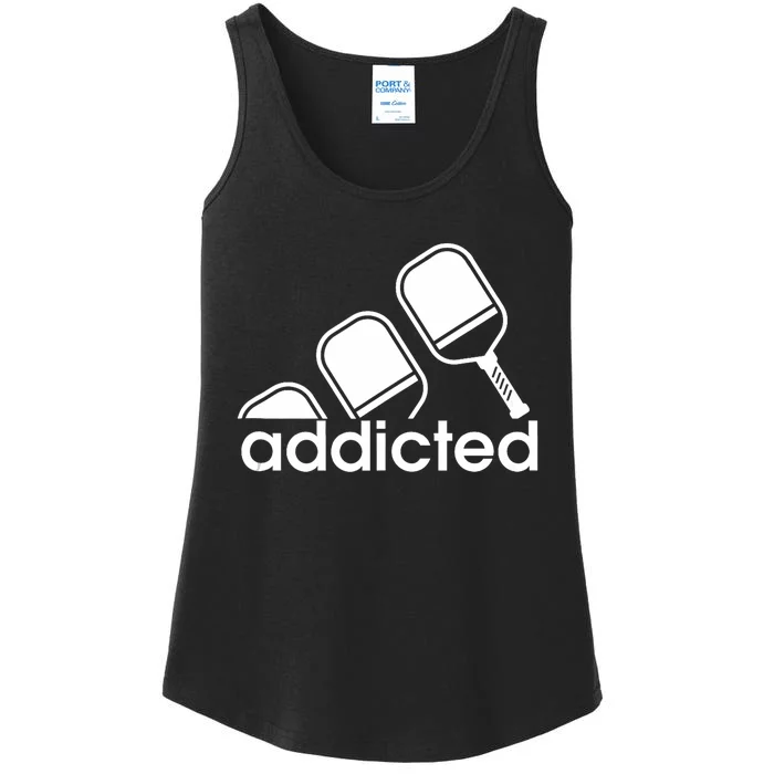 Addicted Pickleball Player Ladies Essential Tank