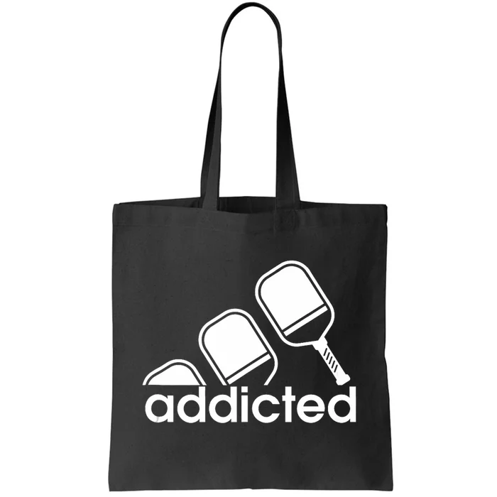 Addicted Pickleball Player Tote Bag