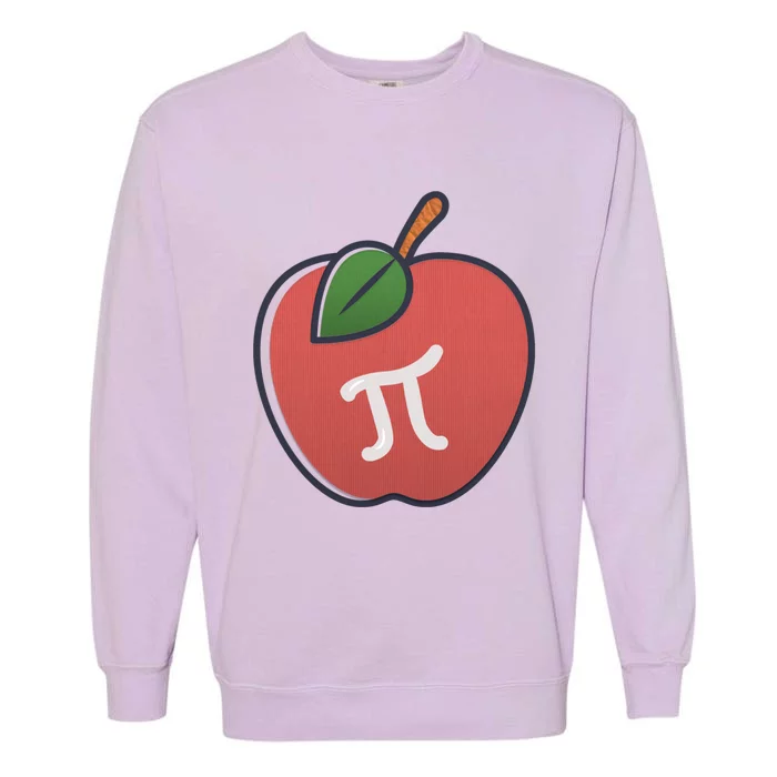 Apple Pie Pi Day 3 14 Math Geek Teacher Engineer Gift Garment-Dyed Sweatshirt