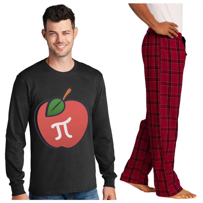 Apple Pie Pi Day 3 14 Math Geek Teacher Engineer Gift Long Sleeve Pajama Set