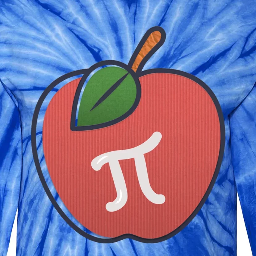 Apple Pie Pi Day 3 14 Math Geek Teacher Engineer Gift Tie-Dye Long Sleeve Shirt