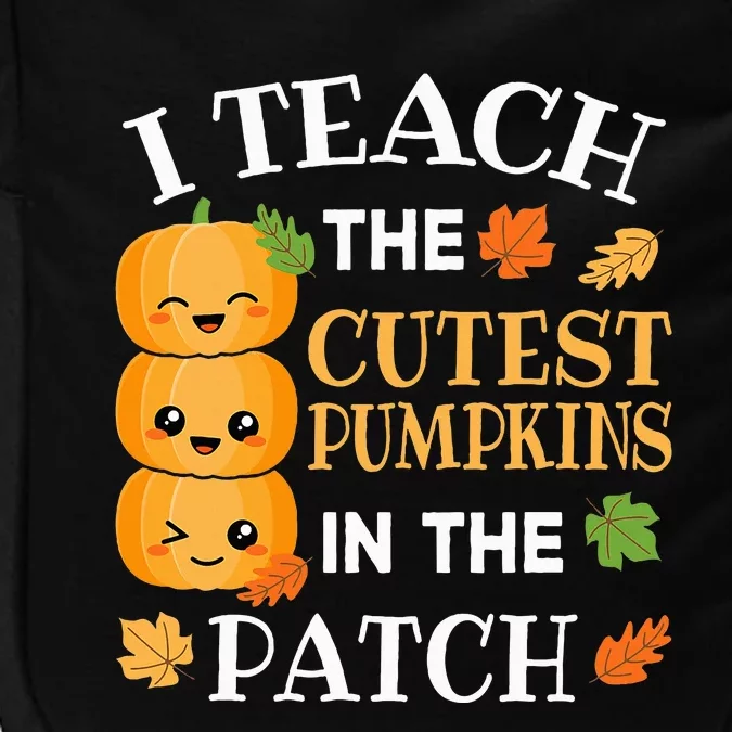 Adorable Pumpkin Patch Teacher Halloween Costume Impact Tech Backpack