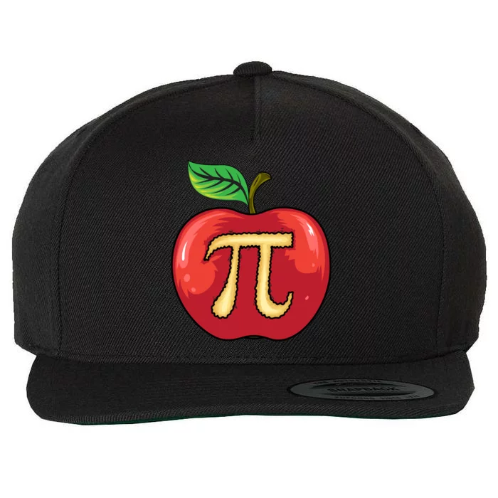 Apple Pie Pi Day Cute Mathematicians Funny Math Gift Wool Snapback Cap