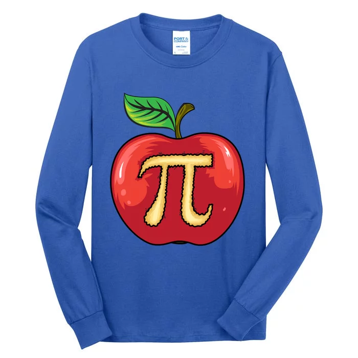 Apple Pie Pi Day Cute Mathematicians Funny Math Gift Tall Long Sleeve T-Shirt