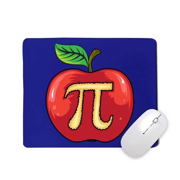 Apple Pie Pi Day Cute Mathematicians Funny Math Gift Mousepad