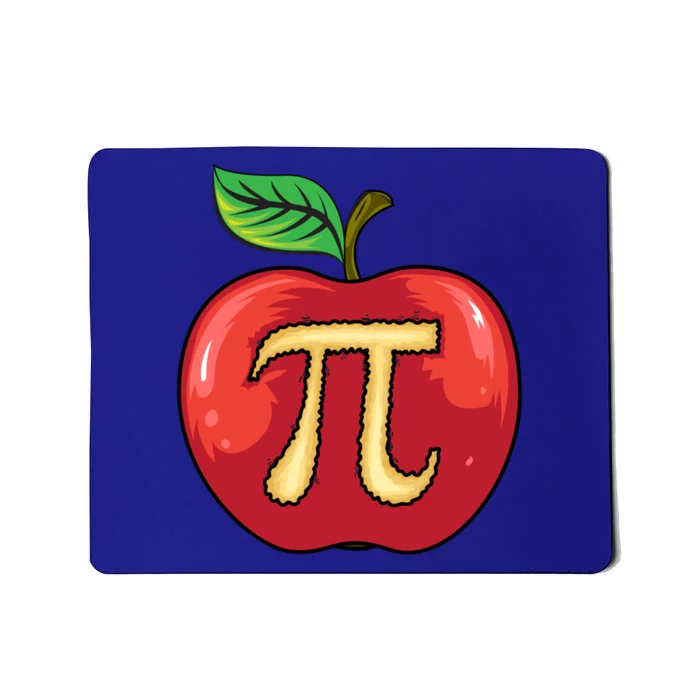 Apple Pie Pi Day Cute Mathematicians Funny Math Gift Mousepad