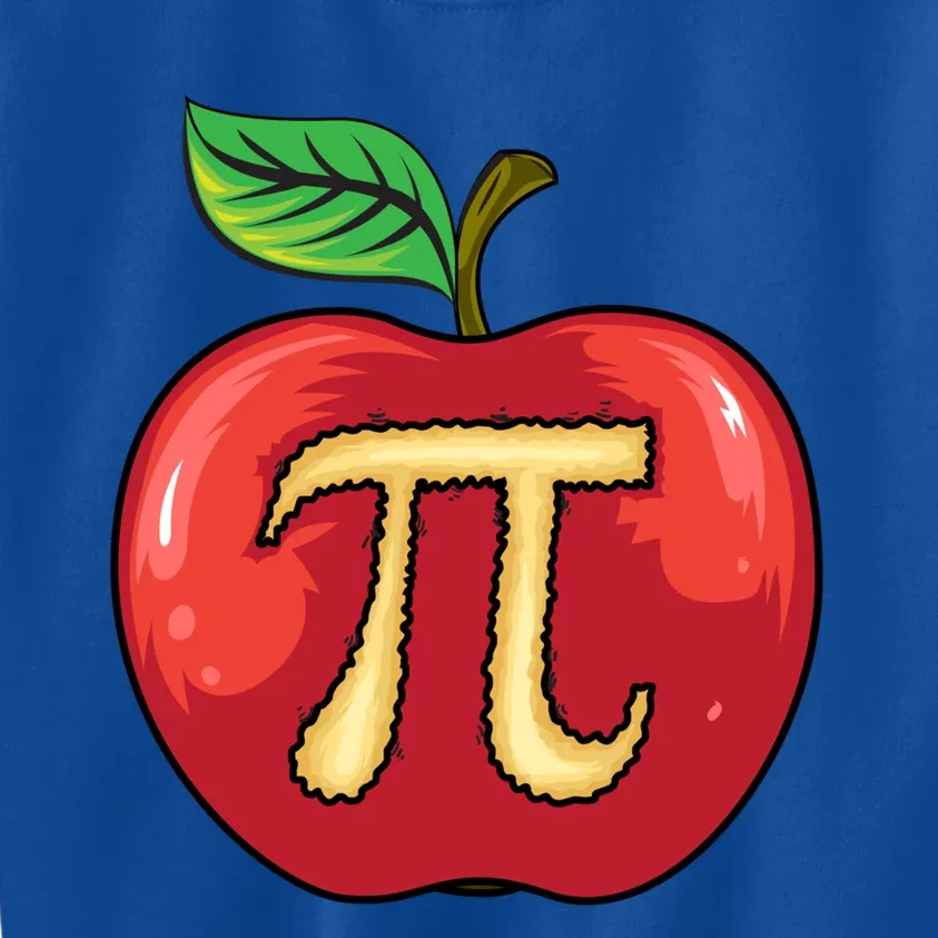 Apple Pie Pi Day Cute Mathematicians Funny Math Gift Kids Sweatshirt