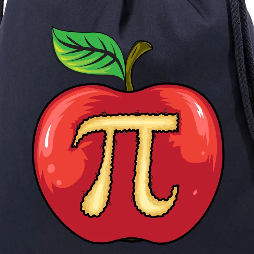 Apple Pie Pi Day Cute Mathematicians Funny Math Gift Drawstring Bag