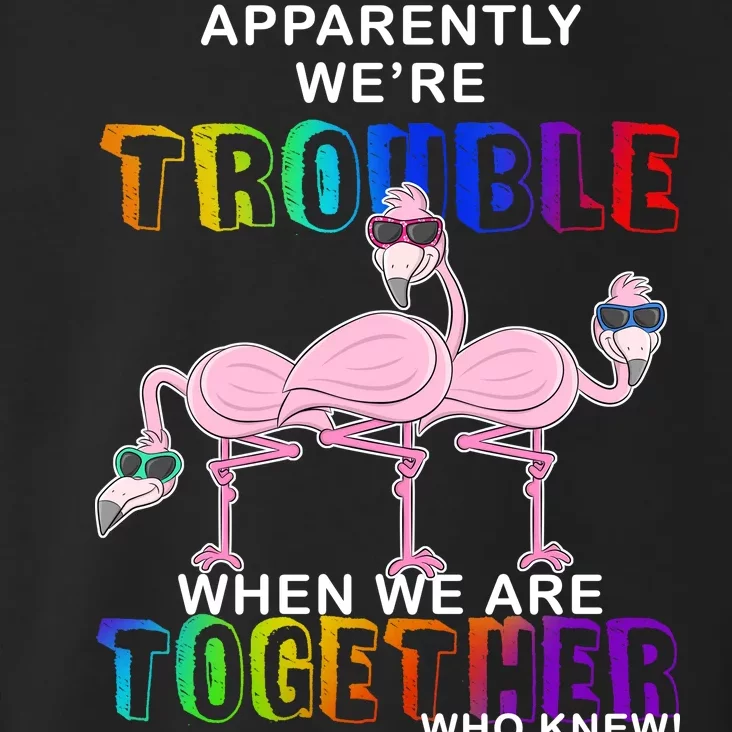 Apparently We're Trouble When We Are Together Toddler Hoodie