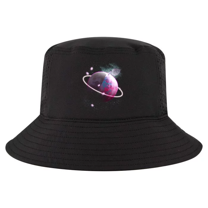 Apple Nebula Space Planet Cool Comfort Performance Bucket Hat