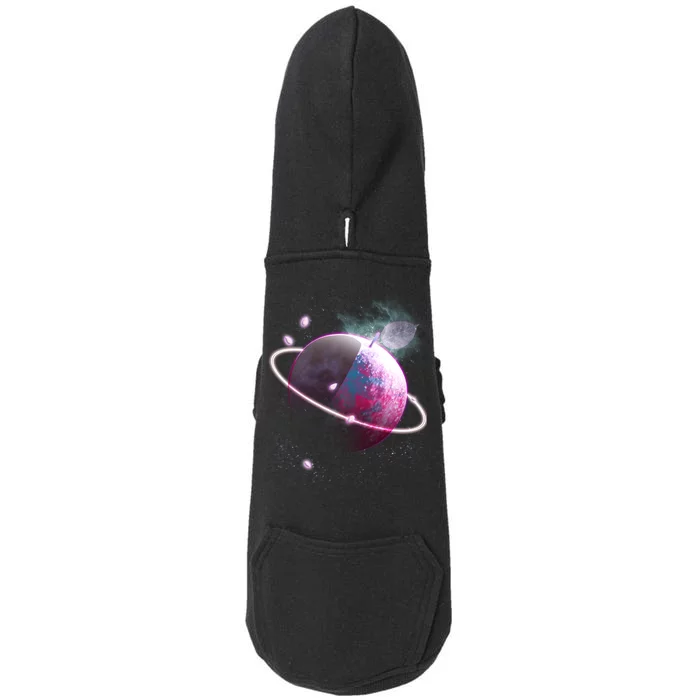 Apple Nebula Space Planet Doggie 3-End Fleece Hoodie