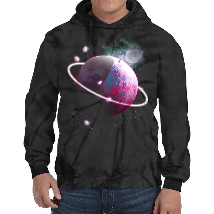 Apple Nebula Space Planet Tie Dye Hoodie