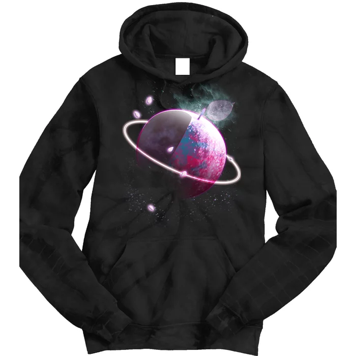 Apple Nebula Space Planet Tie Dye Hoodie