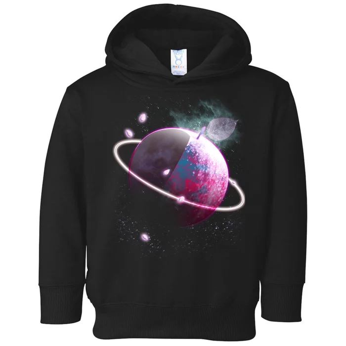 Apple Nebula Space Planet Toddler Hoodie