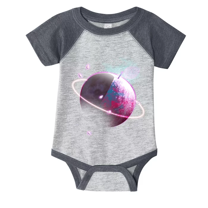 Apple Nebula Space Planet Infant Baby Jersey Bodysuit