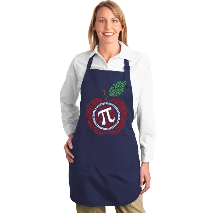 Apple Pi Full-Length Apron With Pocket