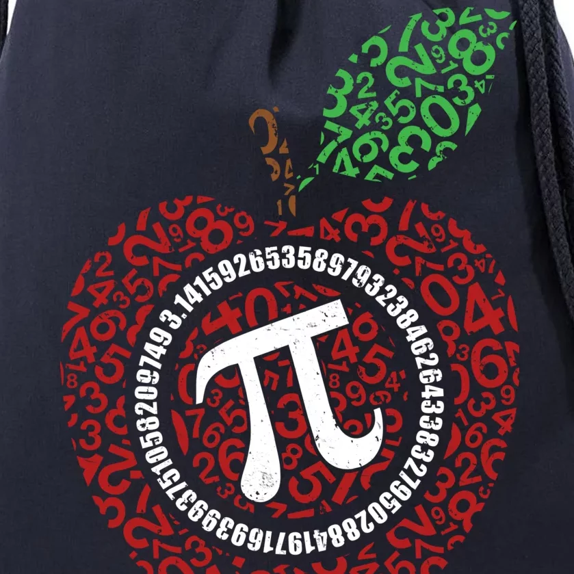 Apple Pi Drawstring Bag