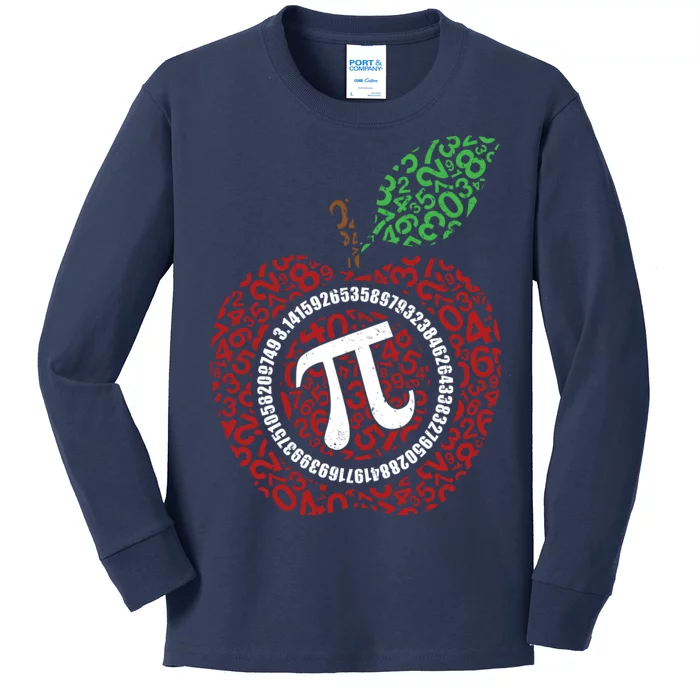 Apple Pi Kids Long Sleeve Shirt