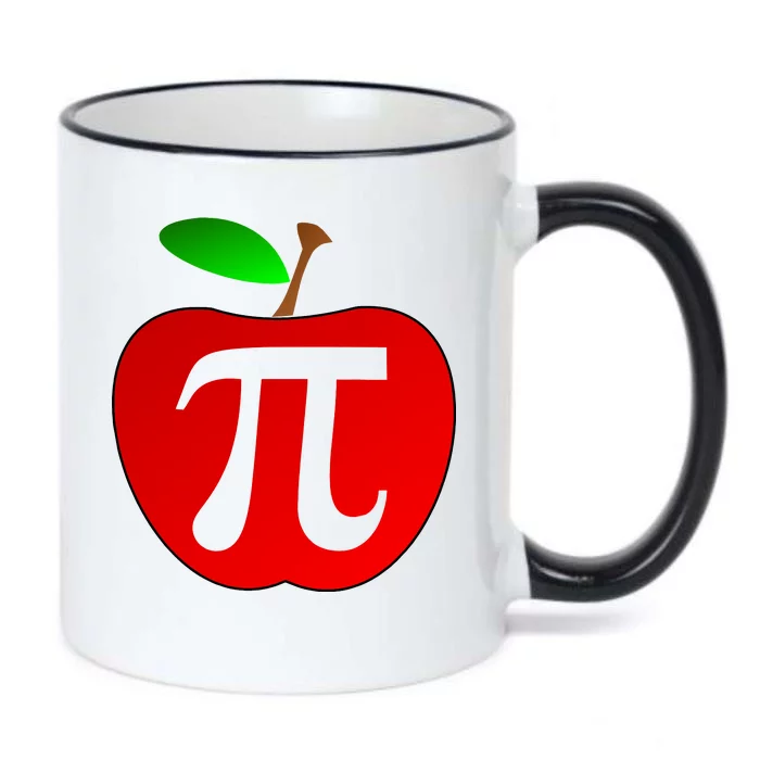 Apple Pi Pie 3.14 Black Color Changing Mug