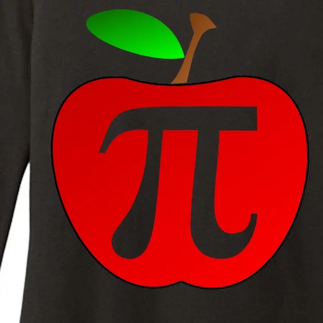 Apple Pi Pie 3.14 Womens CVC Long Sleeve Shirt