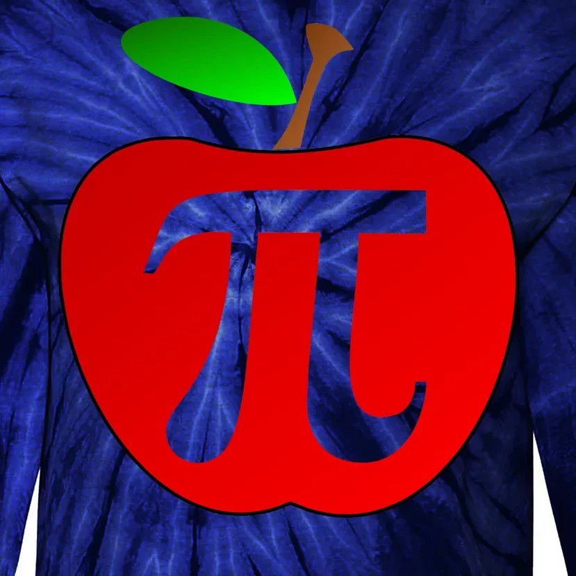 Apple Pi Pie 3.14 Tie-Dye Long Sleeve Shirt