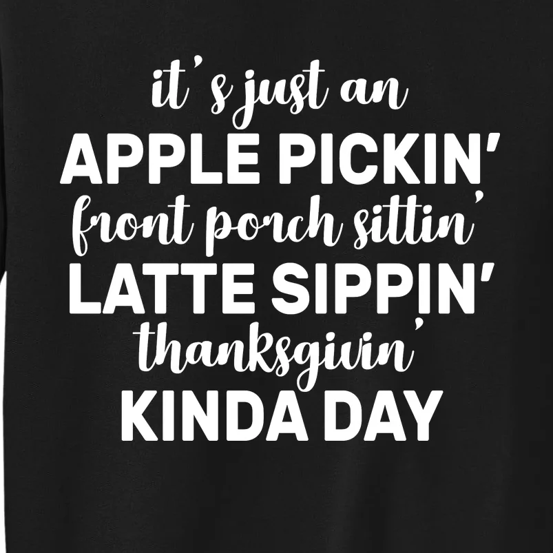 Apple Picking Season Tall Sweatshirt