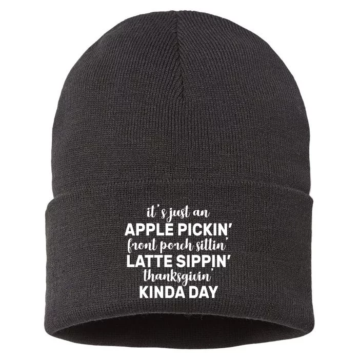 Apple Picking Season Sustainable Knit Beanie