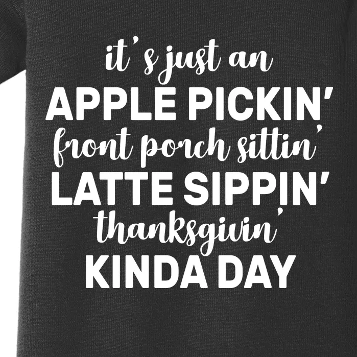 Apple Picking Season Baby Bodysuit