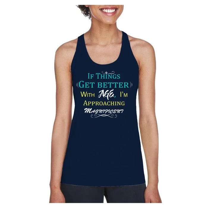 Approaching Magnificent Women's Racerback Tank