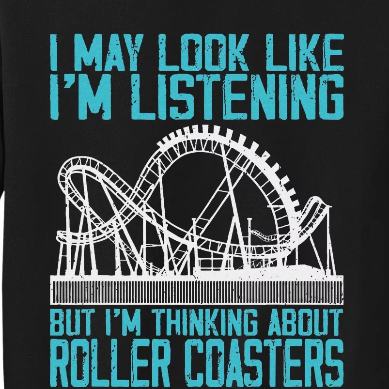 Amusement Park Riding Lover Funny Roller Coasters Rider Sweatshirt