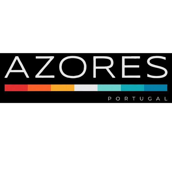 Azores Portugal Retro Design Bumper Sticker