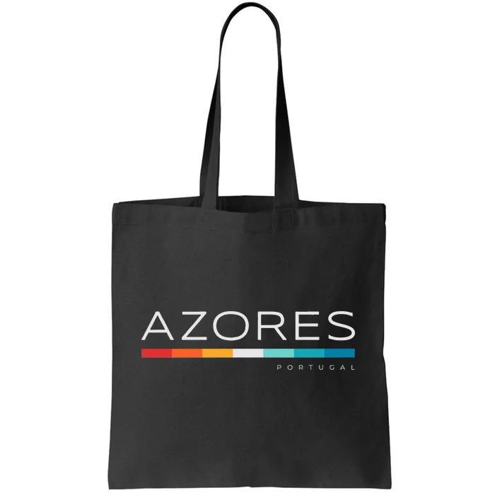 Azores Portugal Retro Design Tote Bag