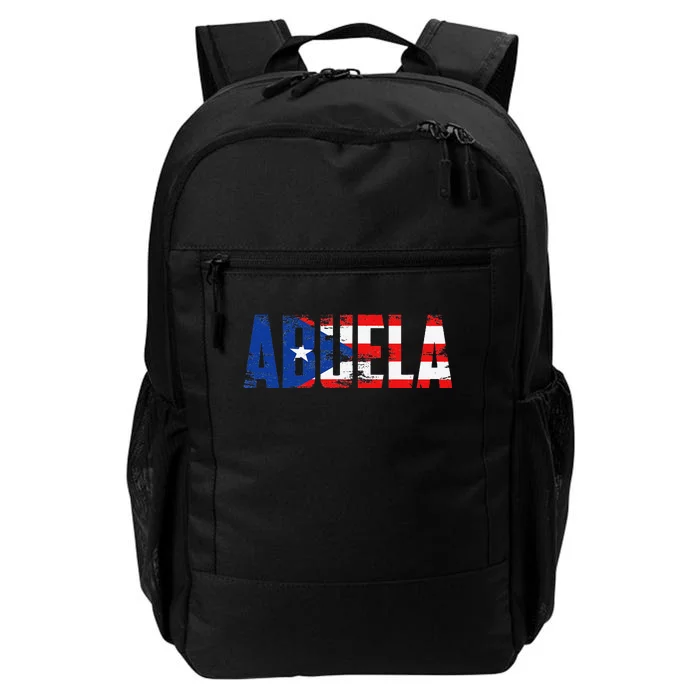 Abuela Puerto Rico Flag Pride Mothers Day Puerto Rican Daily Commute Backpack