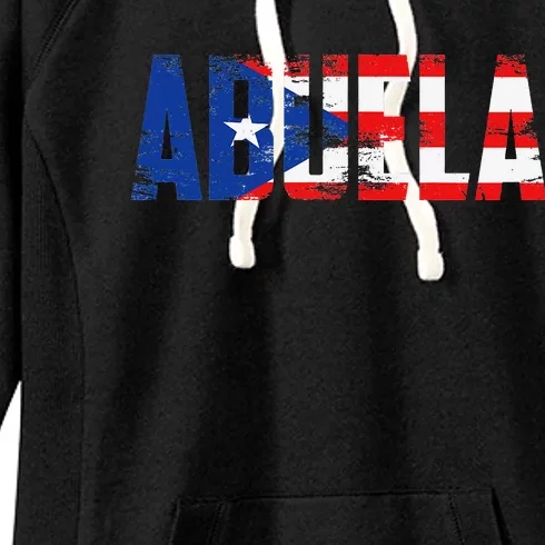 Abuela Puerto Rico Flag Pride Mothers Day Puerto Rican Women's Fleece Hoodie