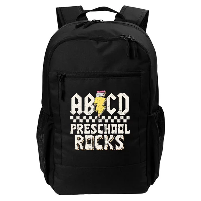 ABCD Preschool Rocks Back To School PreK Teacher Daily Commute Backpack