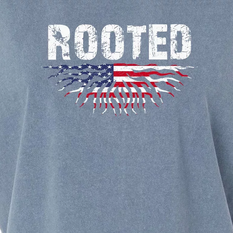 American Pride | Rooted Garment-Dyed Women's Muscle Tee