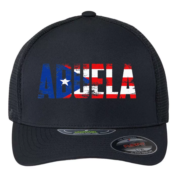 Abuela Puerto Rico Flag Pride Mothers Day Puerto Rican Women Flexfit Unipanel Trucker Cap